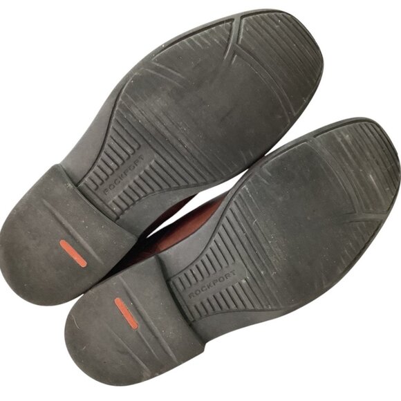 Rockport Style Leader 2 Bike Toe‎ Oxford Brown Leather Shoes Men's Size 10 M - Picture 5 of 7